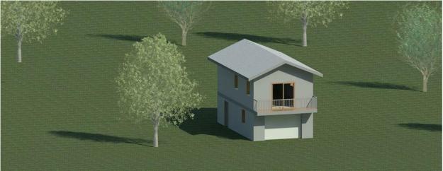 16 Foot Wide Coach house