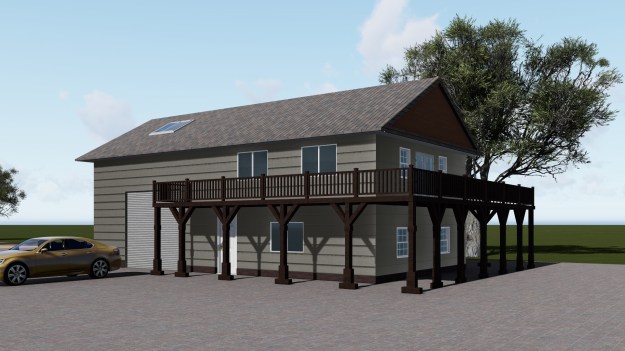 "The Man's House " Designed by William Edward Summers for easybuildingplans.com