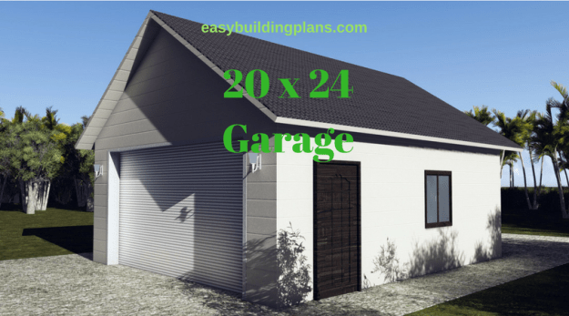 20 X 24 Garage with Plans to Convert to a house