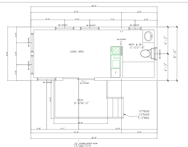 Basic Tiny House Floor Plan
