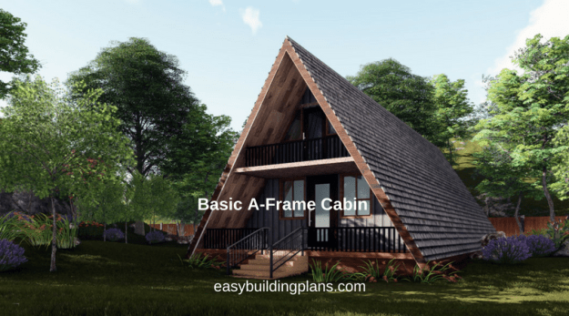 basic A-Frame Cabin by William Edward Summers