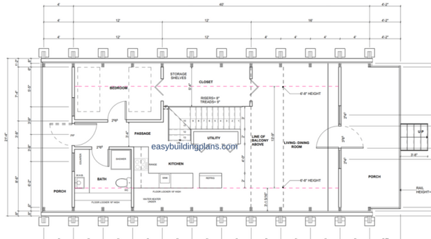 Basic A-Frame first floor